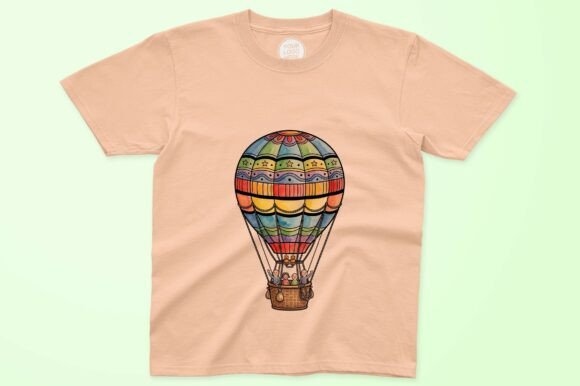 Download Hot Vibrant Patterns Air Balloon Clipart - Premium Bundle